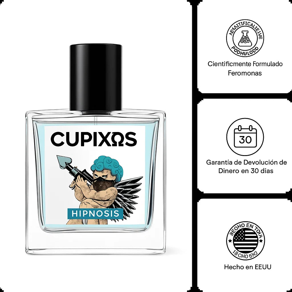 Perfume con Feromonas Activas - Cupids Hypnosis™