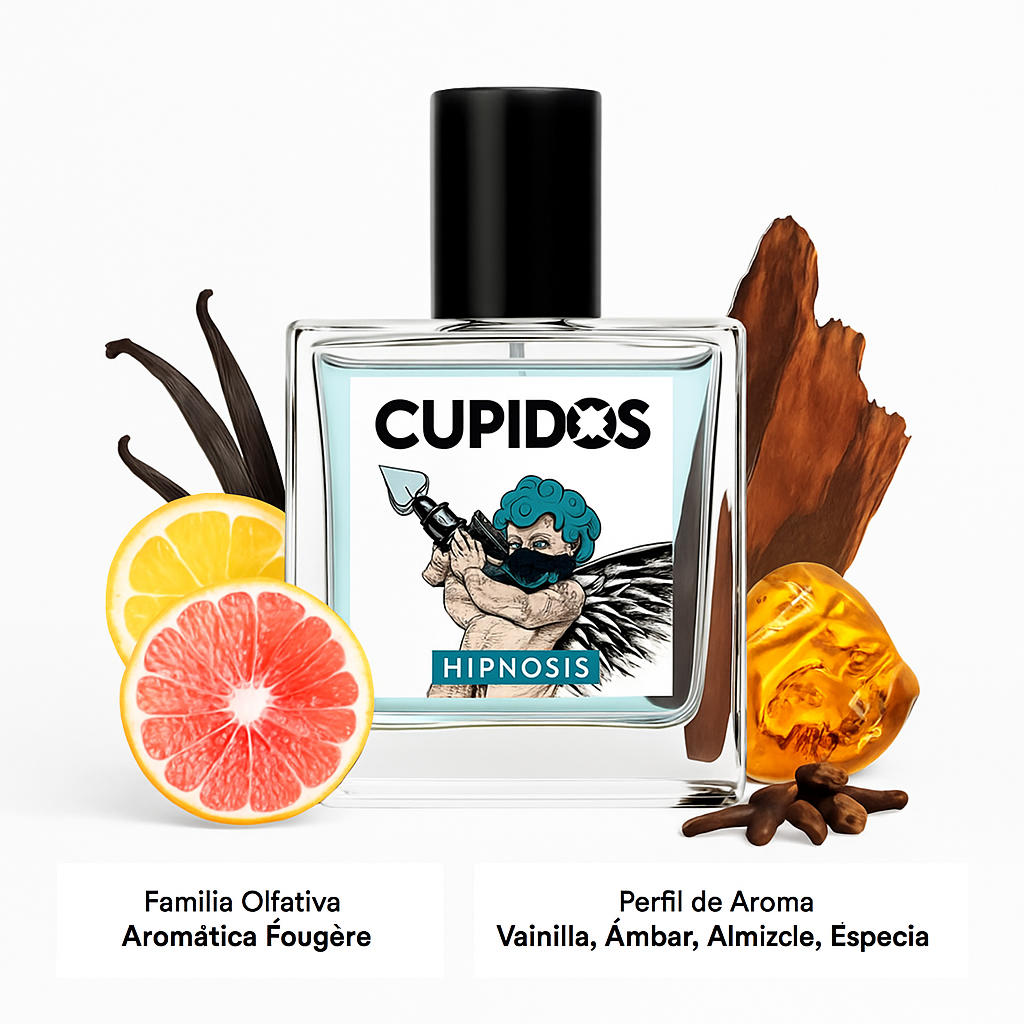 Perfume con Feromonas Activas - Cupids Hypnosis™