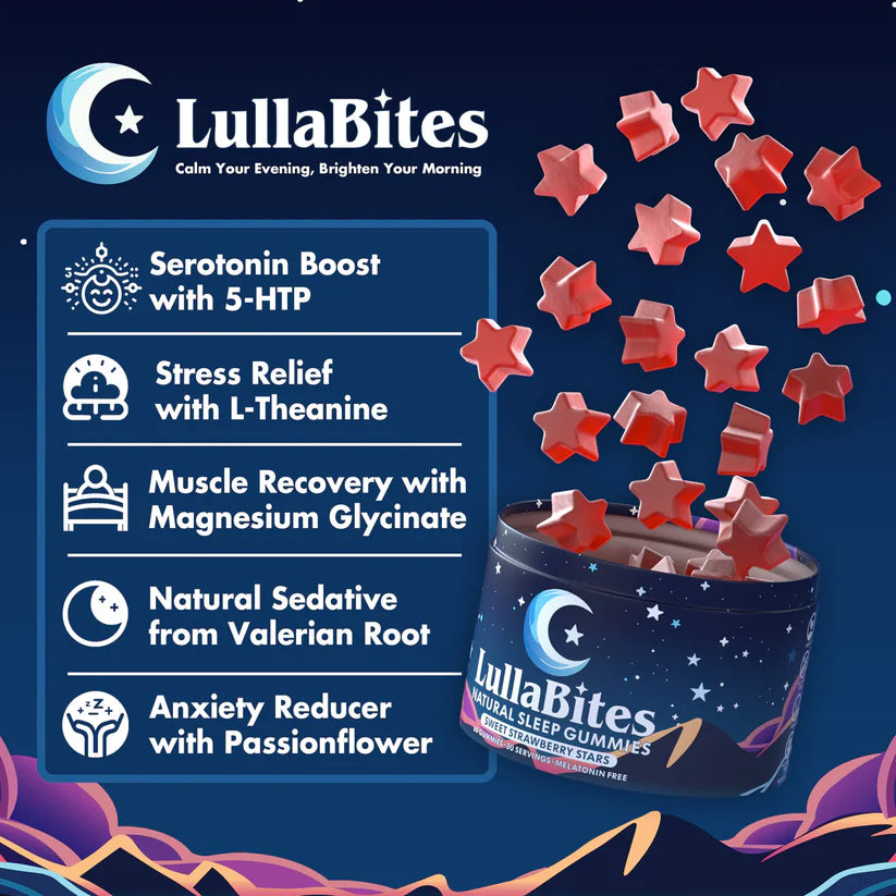 Gomitas naturales para dormir - Lullabites 60 Gomitas